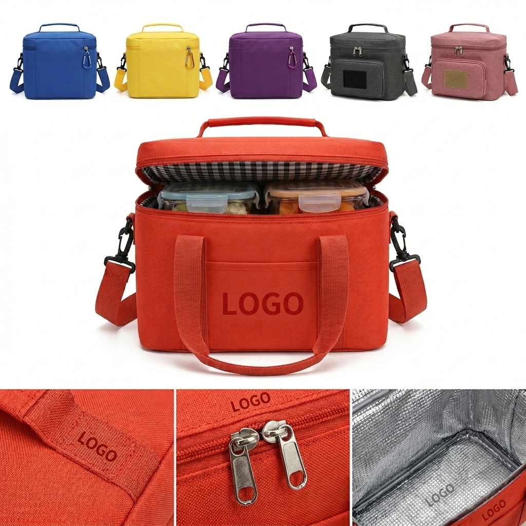 Water-Resistant 600D Oxford Insulated Lunch Bag for Easy Cleaning