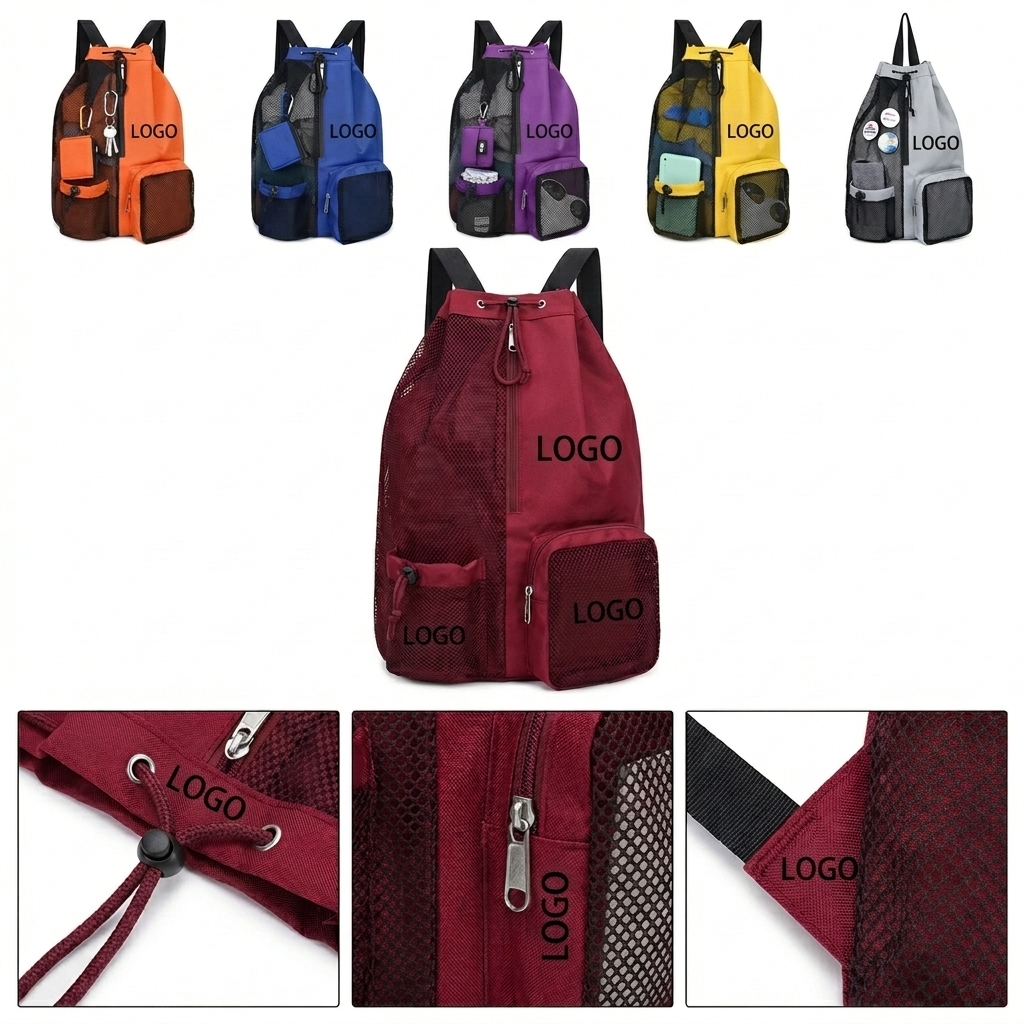 HydroFlow Breathable Mesh Swim & Beach Equipment Bag