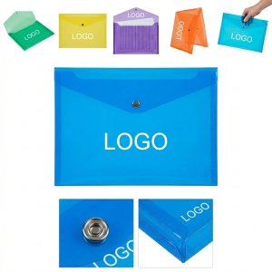 Sturdy Water-Resistant A4 Document Folder with Secure Buckle Closure