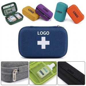 Compact EVA First Aid Kit Organizer - Durable & Portable Medical Case