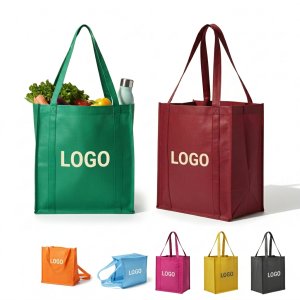 Eco-Friendly Heavy-Duty Non-Woven Tote Bag with Reinforced Base